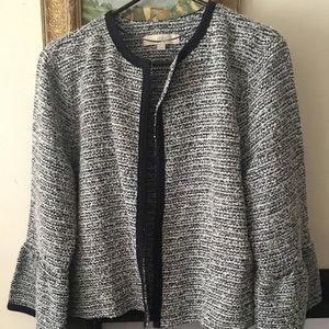 Loft tweed blazer jacket L